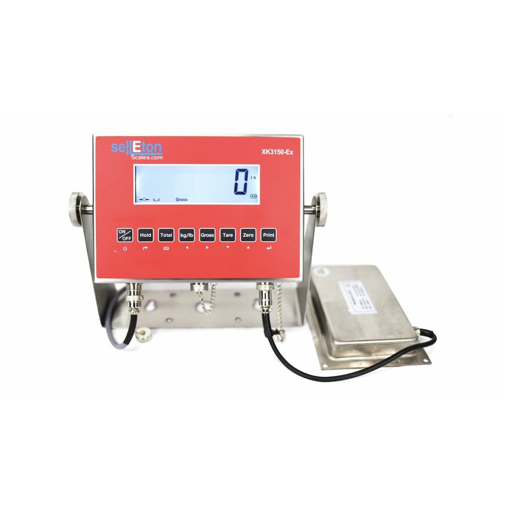 Selleton LCD Xk3150-EX Explosion Proof Indicator with AC Adapter and battery