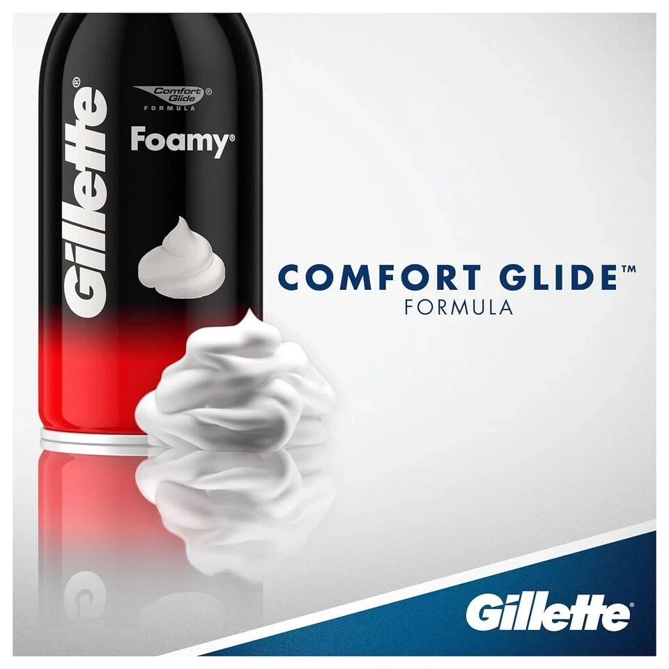 Gillette Foamy Regular Shaving Foam 2 oz (2 PACK)