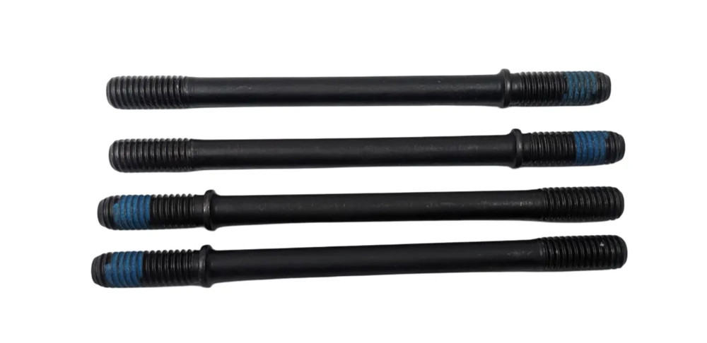 4PC Harley Davidson 16800063 Feuling Cylinder Stud Kit Black
