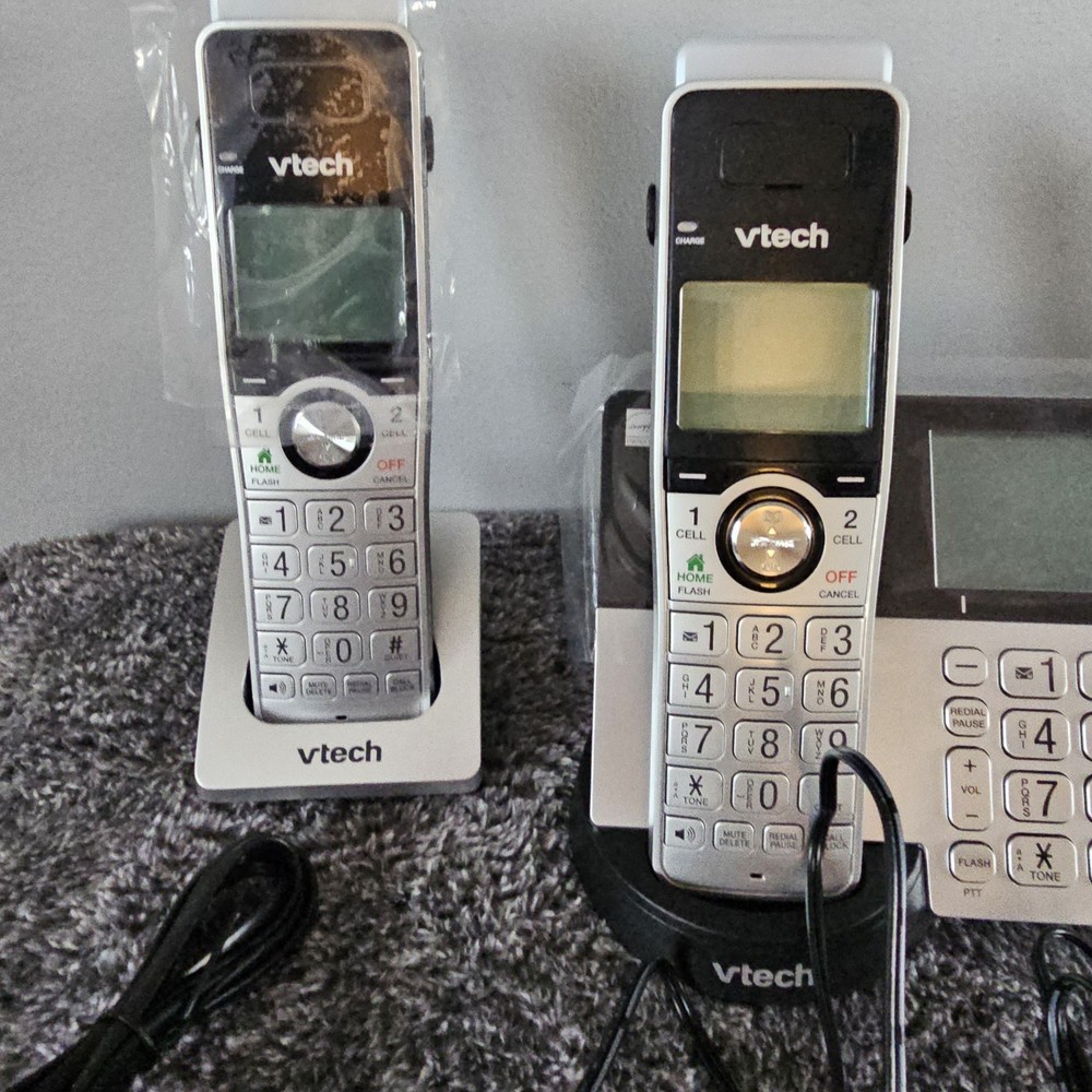 VTech IS8151-2 Super Long Range 2 Handset DECT 6.0 Cordless Phone OPEN BOX