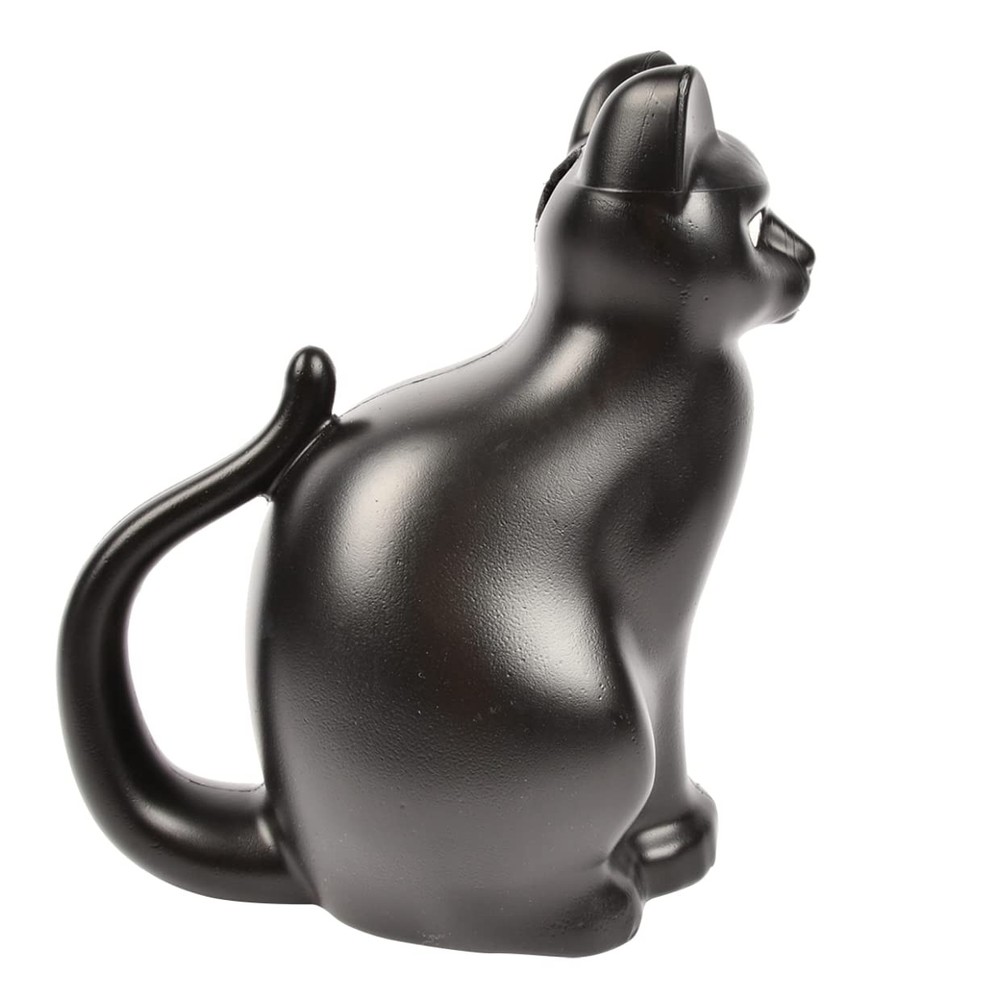 Cat Watering Can, Plastic, Black