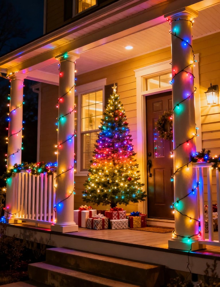 Fairy Lights 9.8FT 120LED, Battery Operated Firecracker Cluster String Lights...
