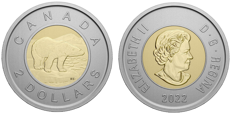 Canada $2 DOLLARS 2022 Old Generation -  Specimen Mint UNC