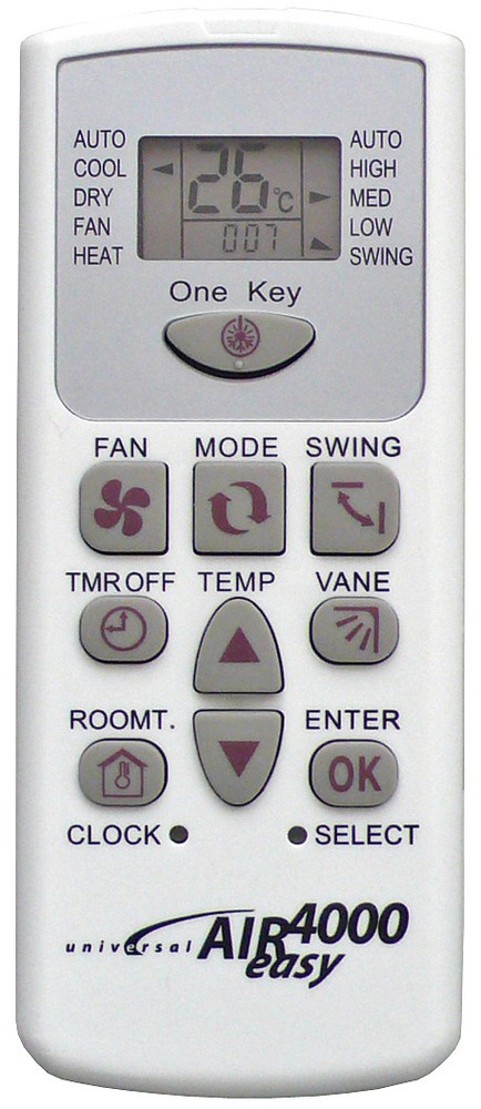 Replacement Remote Control for CARRIER Air-Conditioner