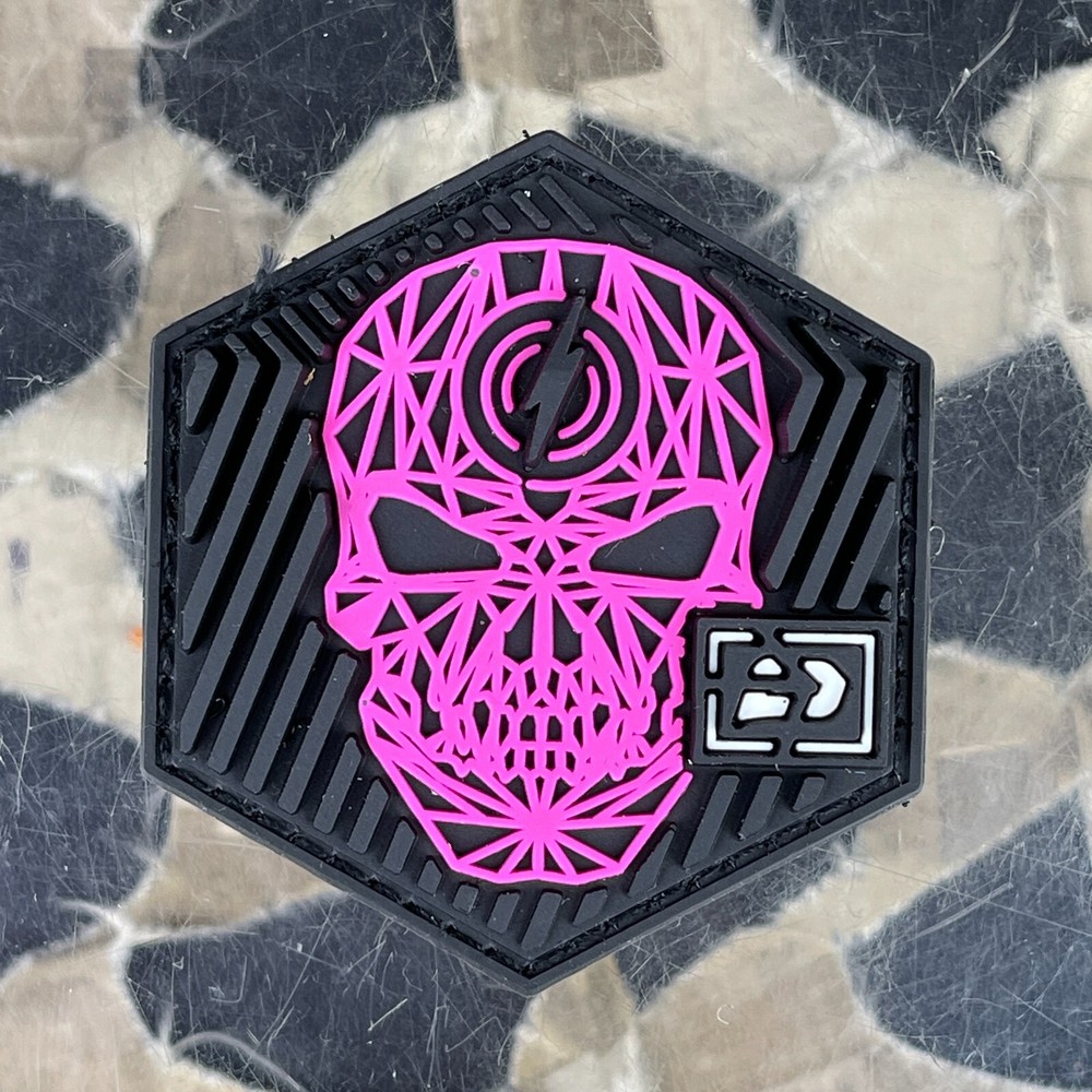 NEW Push Rubberized Patch - Crystal Pink
