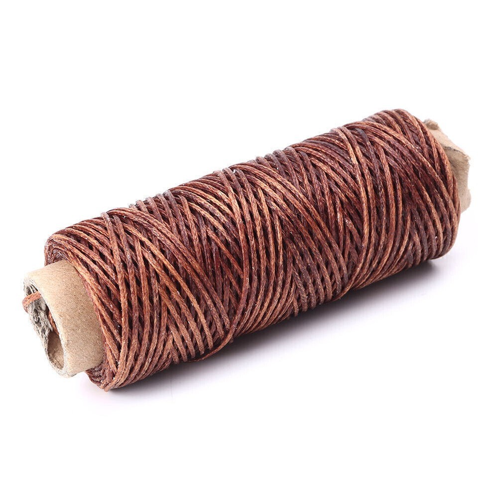 50M 150D 1mm Leather Sewing Waxed Thread Wax String Craft Stitching Cord Tool