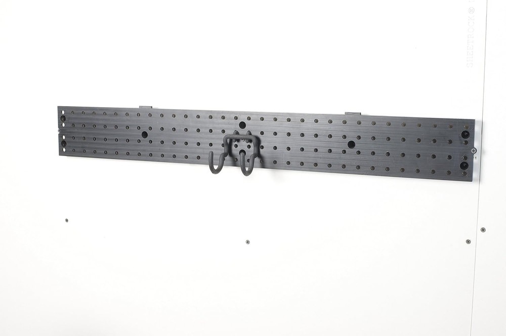 Versatile Double Hook for 1/4" Pegboard - Ideal for Garage Storage Solutions