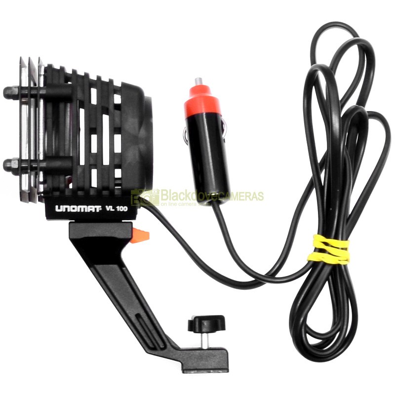 Unomat VL-100 Halogen Video Lamp 12V Cigarette Lighter Socket Continuous Light | TEST