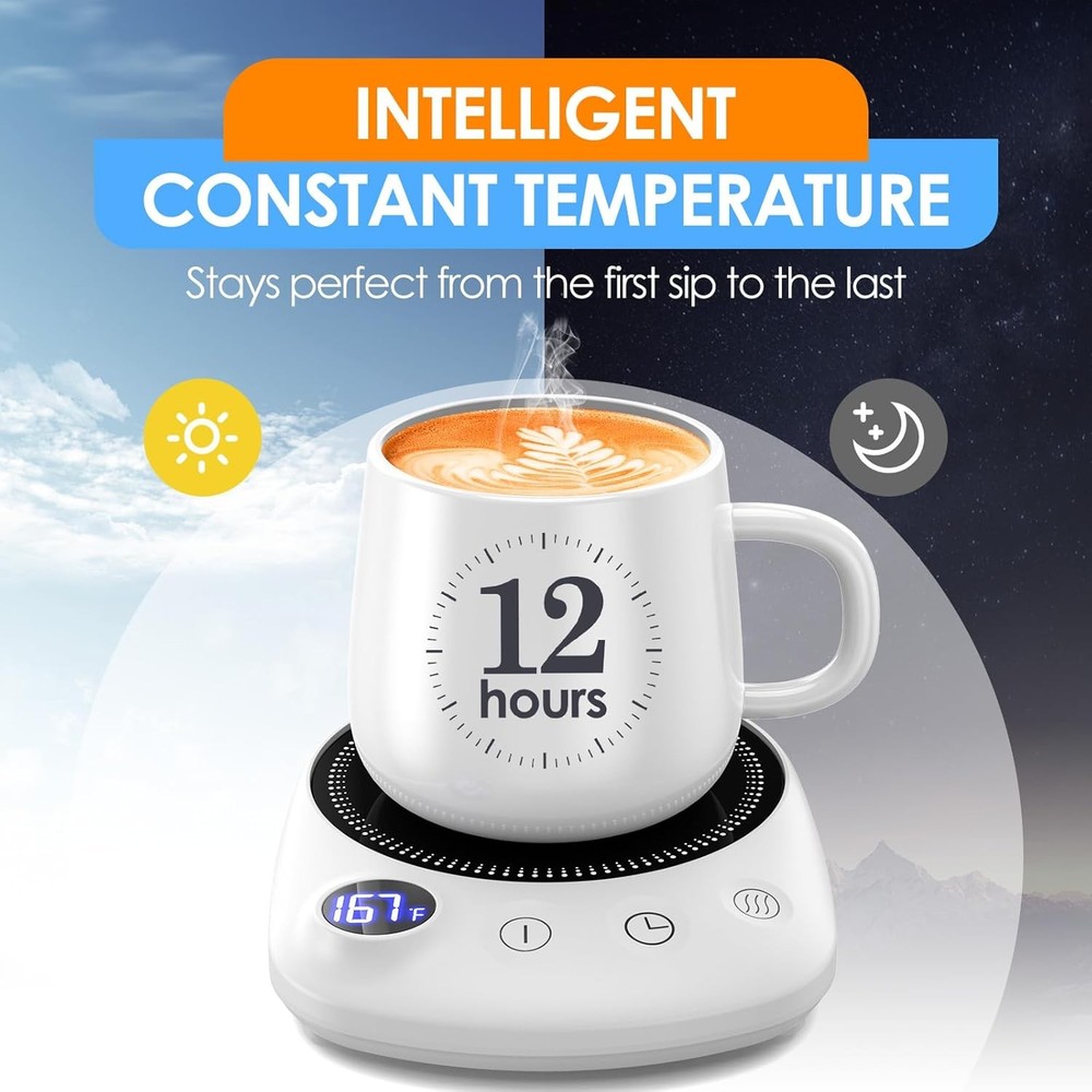 Coffee cup warmer Desktop automatic shut-off coffee cup warmer,