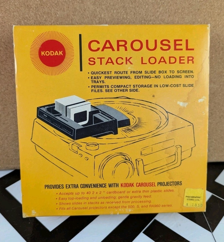 Kodak Carousel Stack Loader B40 with Box for Slide Projector Excellent