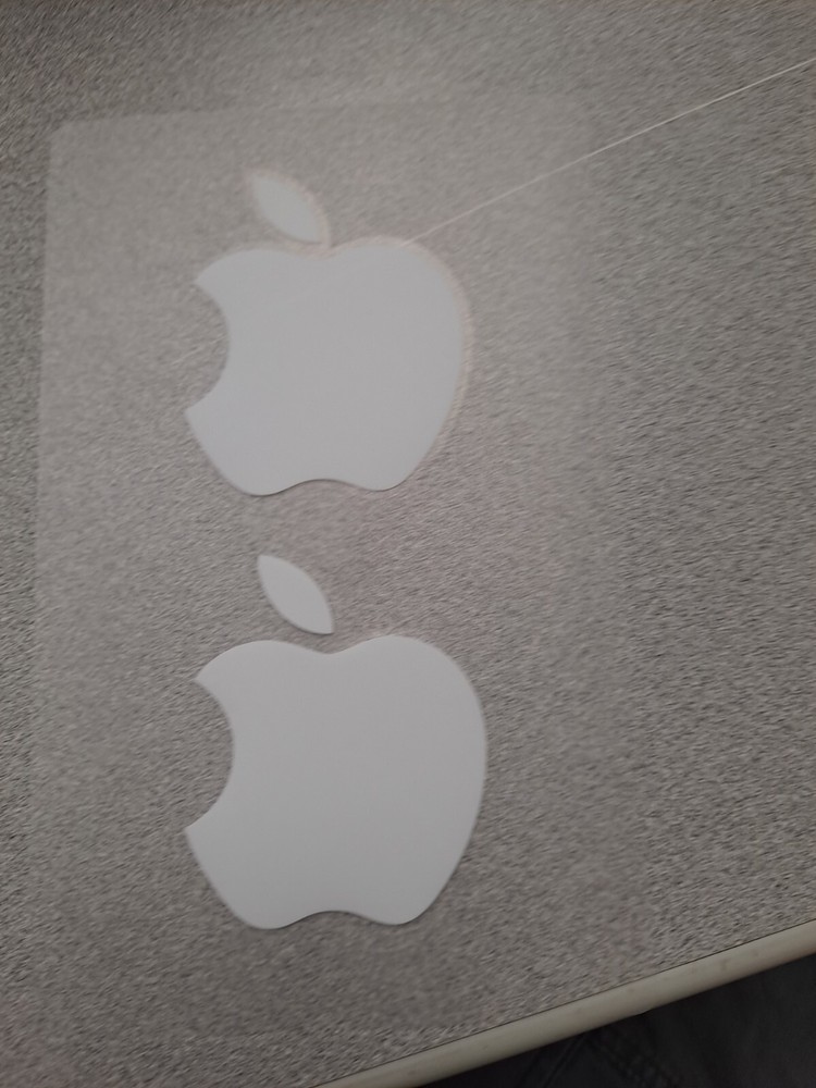 Apple Logo Decal Stickers, Medium