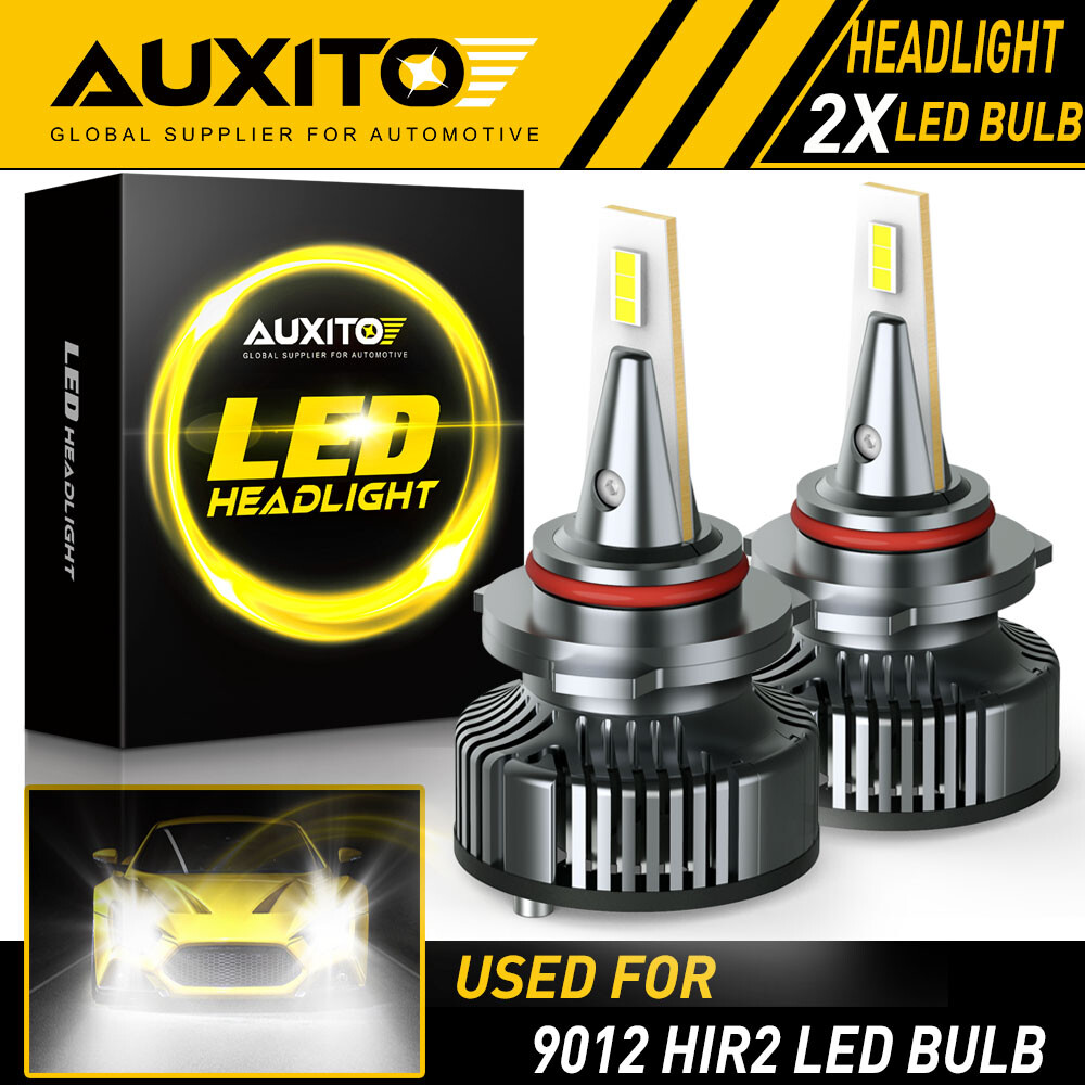 AUXITO 9012 LED Headlight Bulb Hi/Low Beam 16000LM 6500K CANBUS Error Free Y13 A