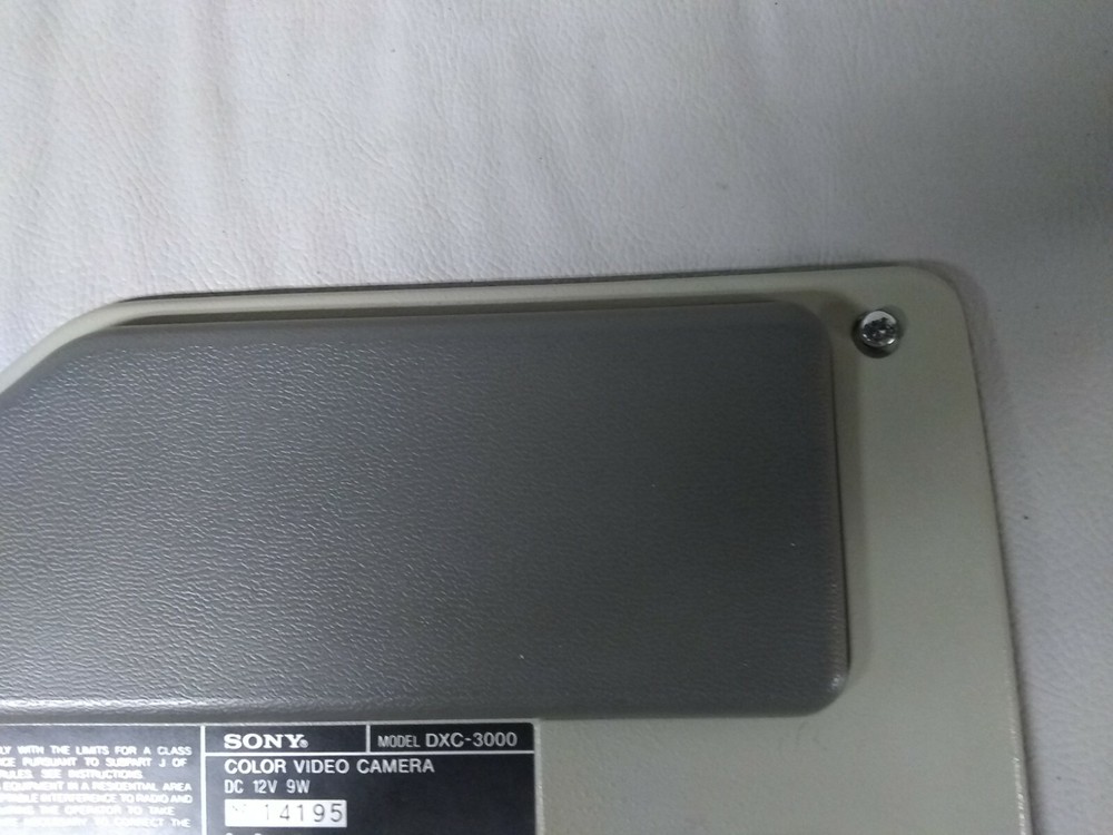 Sony DXC-3000 color video camera side cover pad.