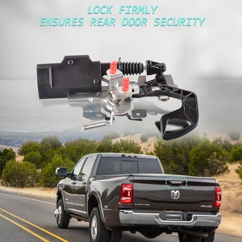 Tailgate Lock Latch Actuator Compatible for 2013-2020 Ram 1500, 2019-2022 Ram