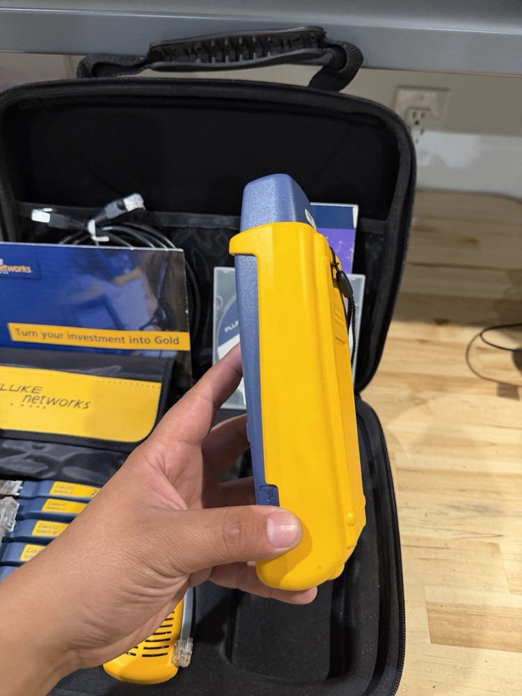 FLUKE NETWORKS CABLE IQ QUALIFICATION TESTER KIT (TESTED) SHIPS FAST