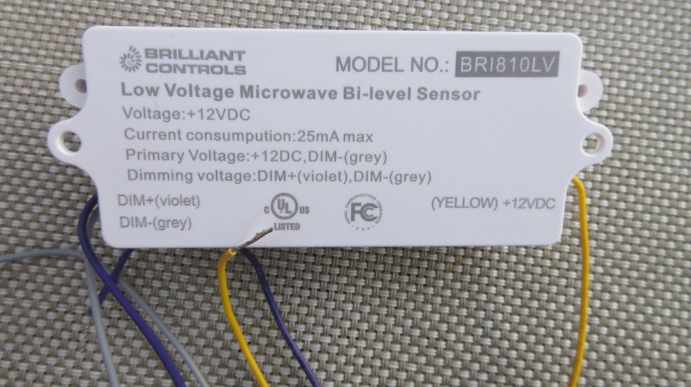 BRI810 LV Low Voltage Microwave BI-level Sensor(NEW)