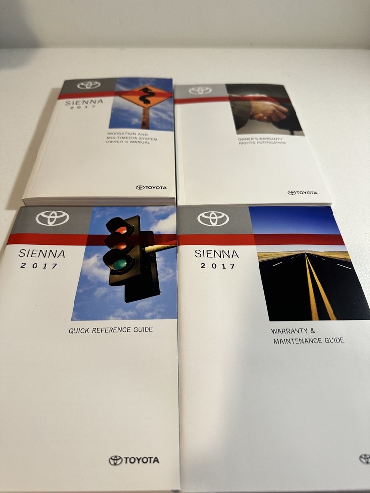 2017 Toyota Sienna 2017 Navigation Manual Set