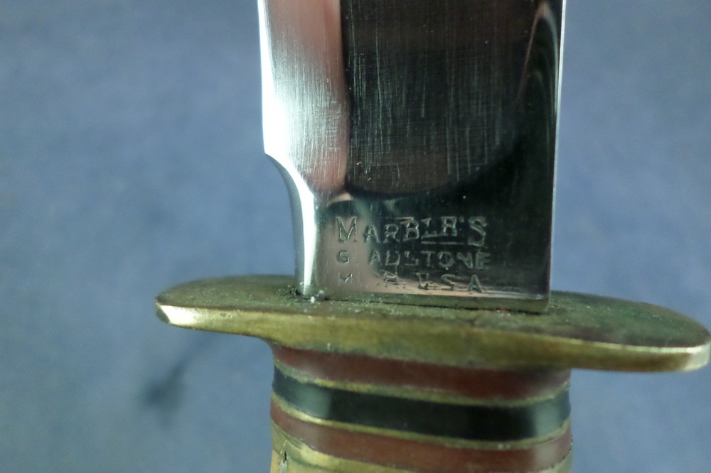 Vintage Marbles Gladstone Knife with Sheath