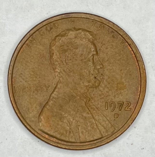 1972 D Penny