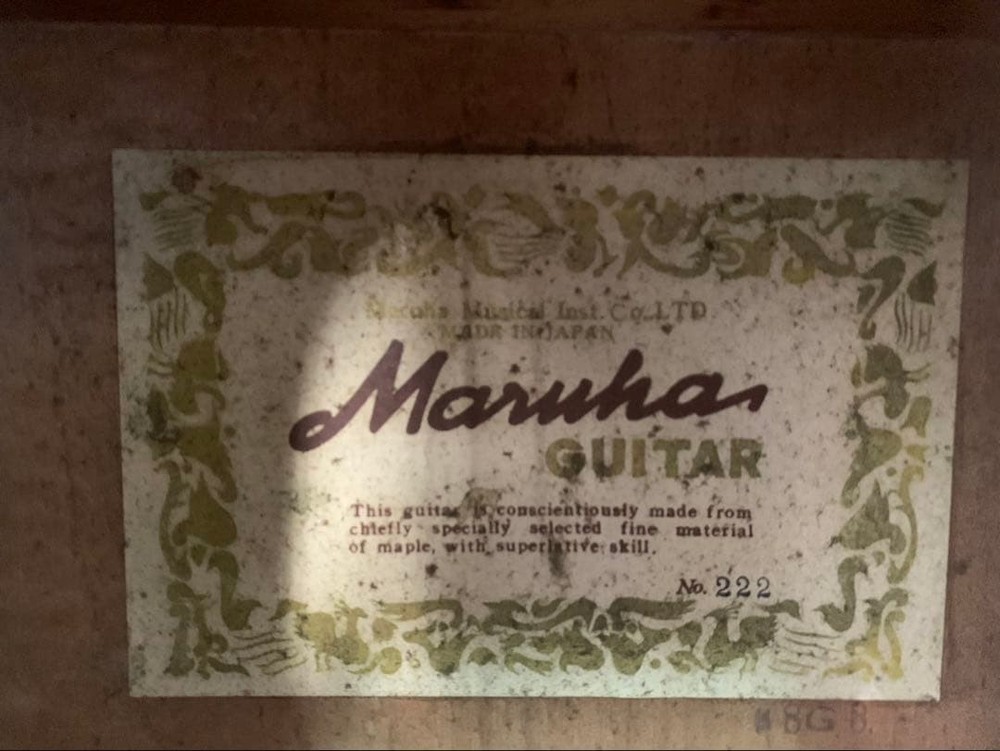 Maruha Guitar No. Classical Guitar With Missing String And Unset Tuning