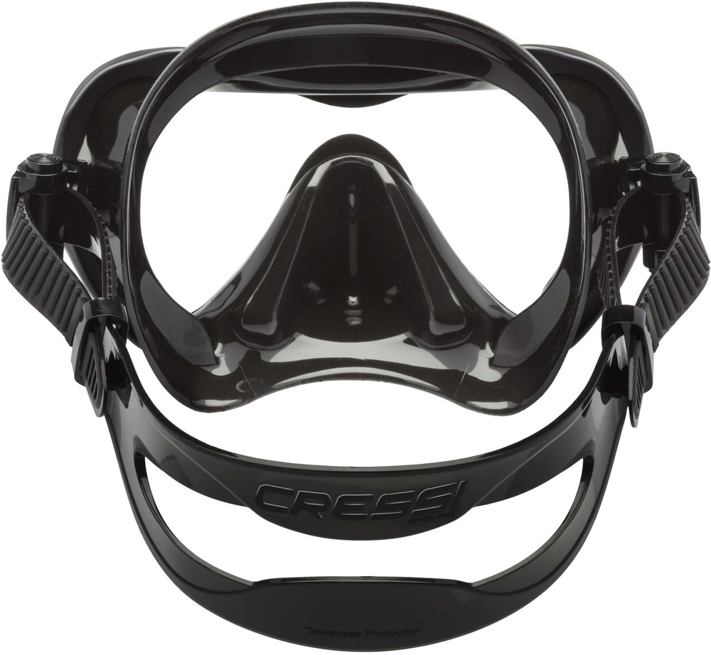 Cressi A1 Clear Lens Dive Mask Black