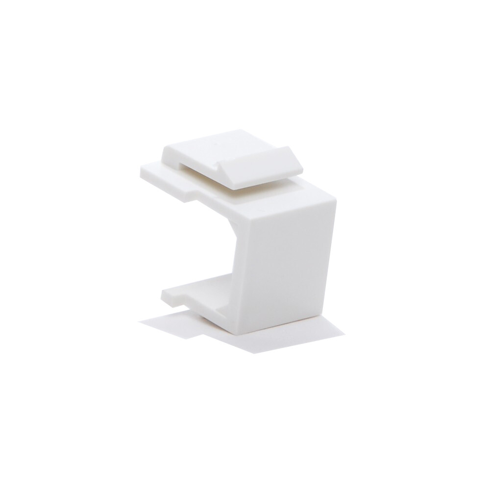 5pcs Snap-in Keystone Blank Insert for Wall Plate White
