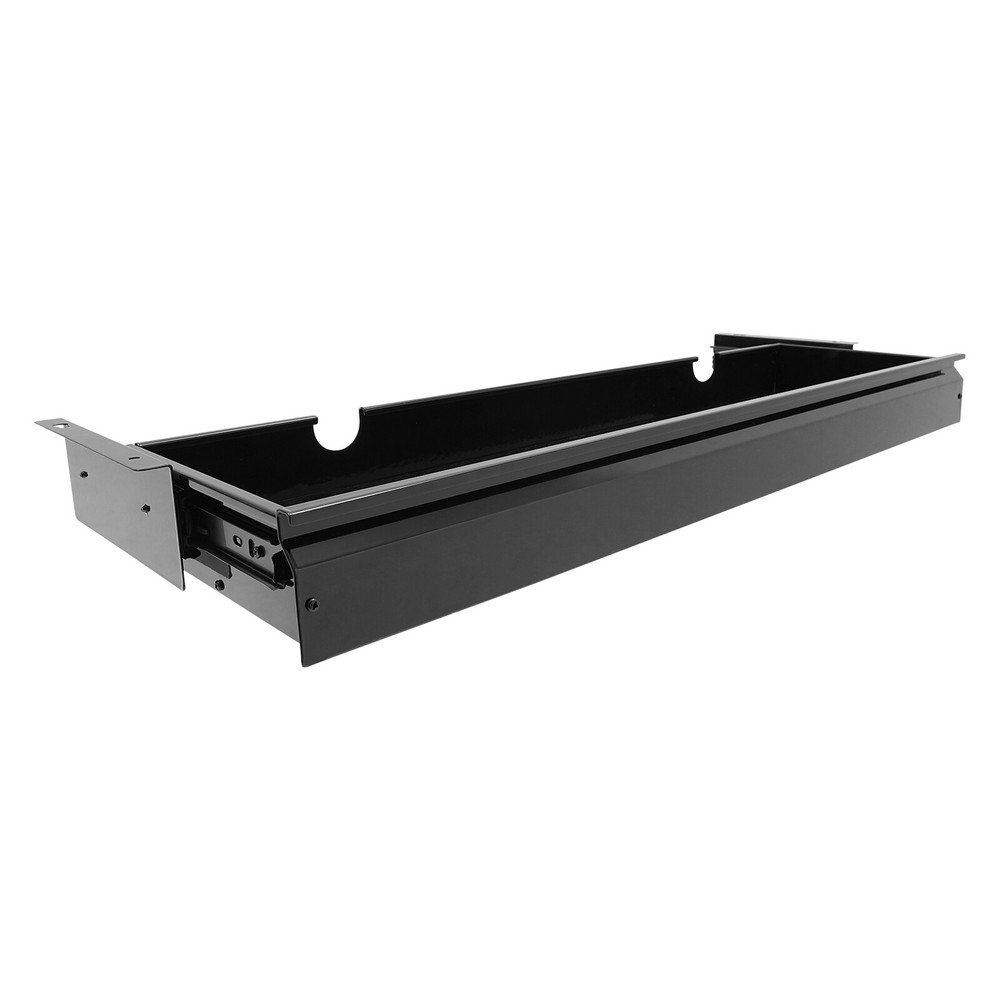 33” Black Space Saver Sliding Under Desk Storage Drawer Pull-out Drawer