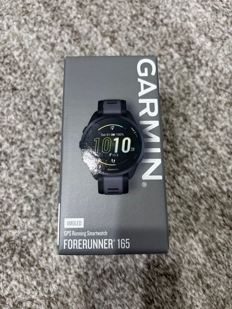 NEW Garmin Forerunner 165, Running Smartwatch, AMOLED Display, Training