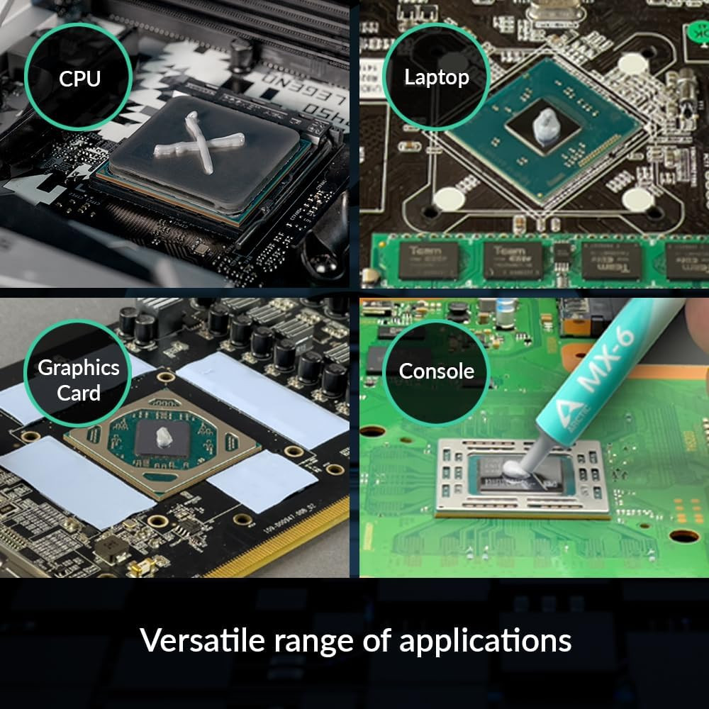 MX-6 (4 G) - Ultimate Performance Thermal Paste for CPU, Consoles, Graphics Card