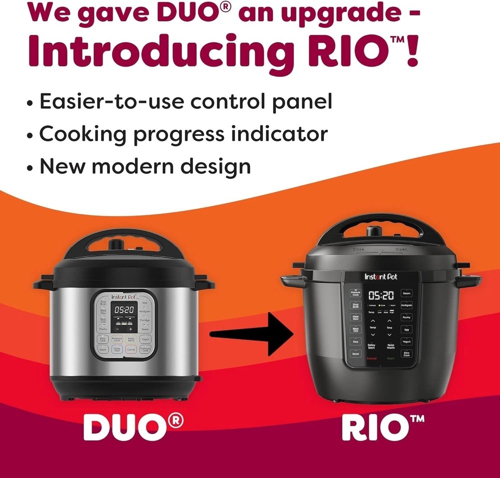 Programmable 6QT Pressure Cooker - Black