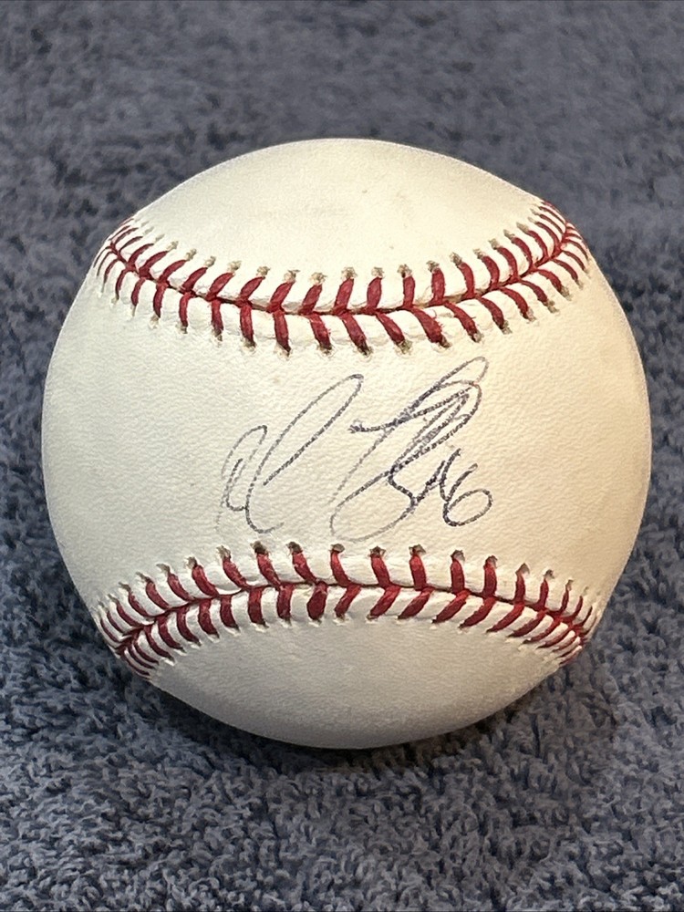 ruben gotay signed baseball autograph ball auto J