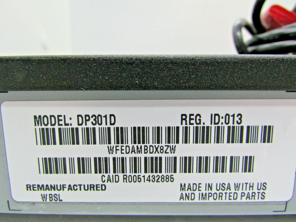 Dish Network Dish Pro Echostar DP301D MPEG2 Black Satellite Receiver No Remote