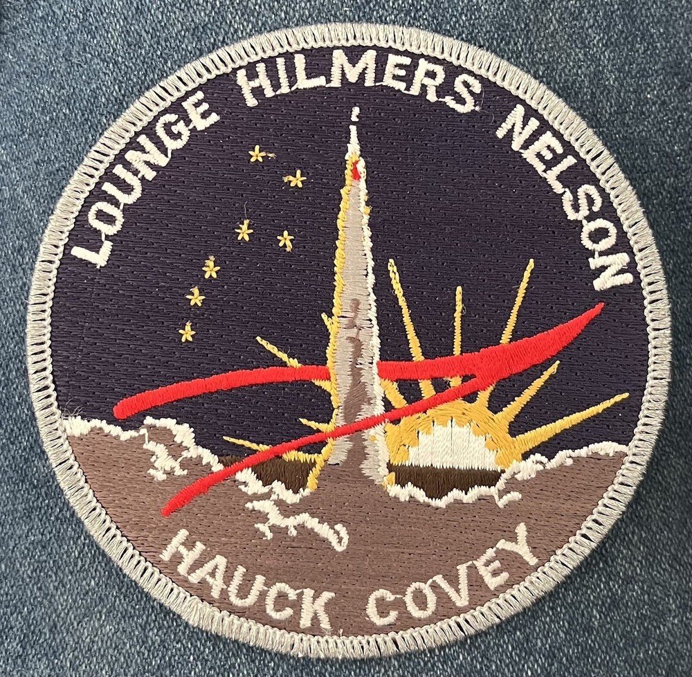 STS-26 Shuttle Program Columbia Patch   Hawk Covey Lounge Hilmers