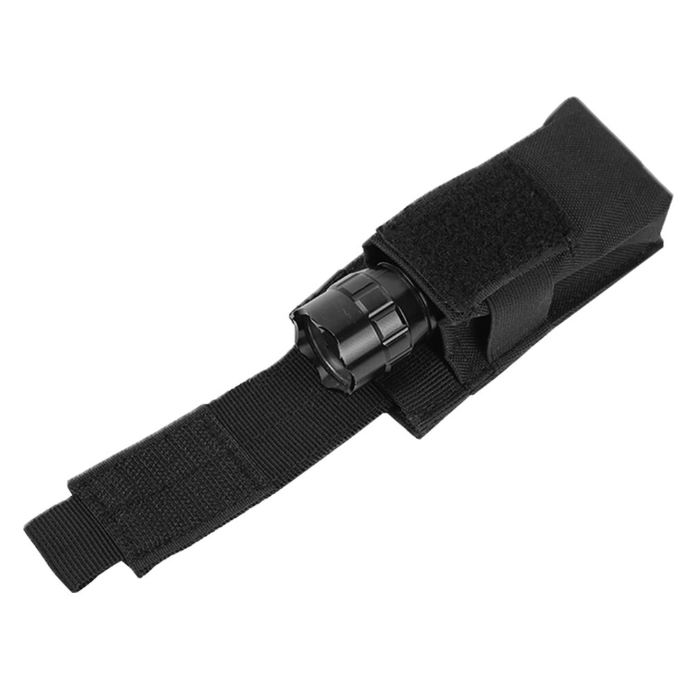 Tactical Flashlight Holster Molle Adjustable Pepper Spray Pouch Holder Tools Bag