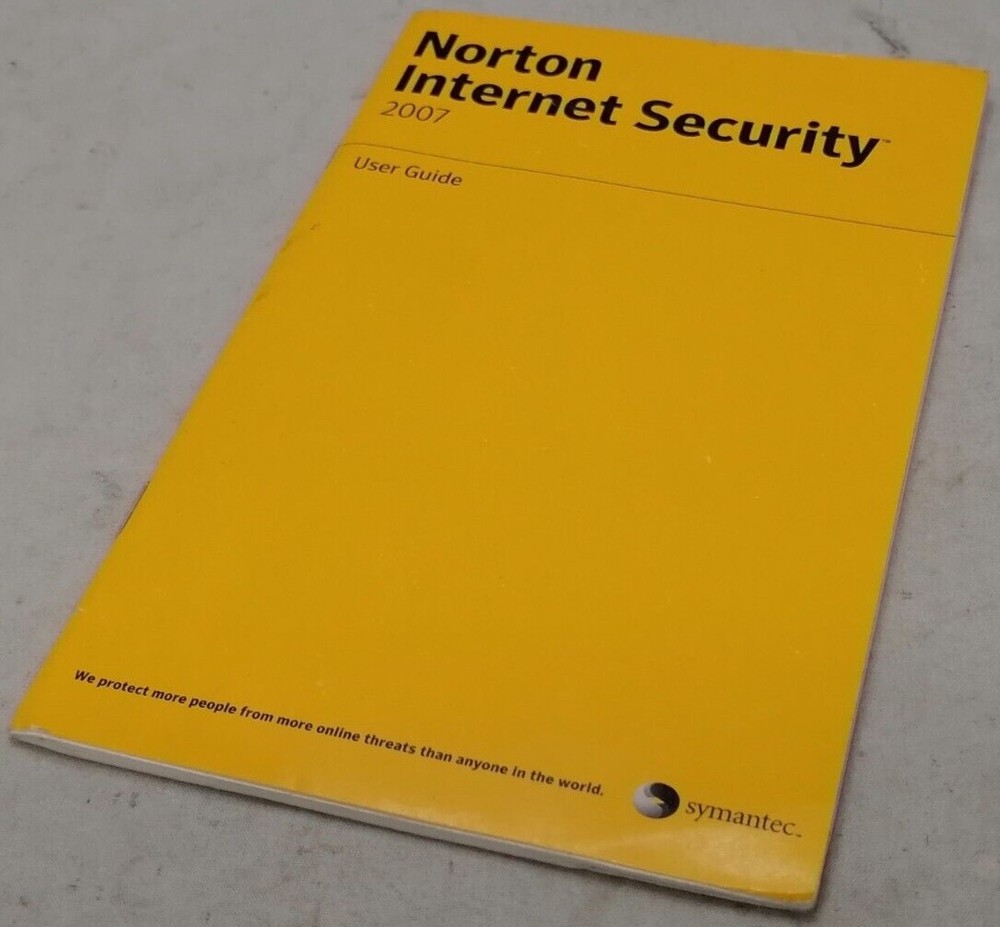 Norton Internet Security 2007 User Guide
