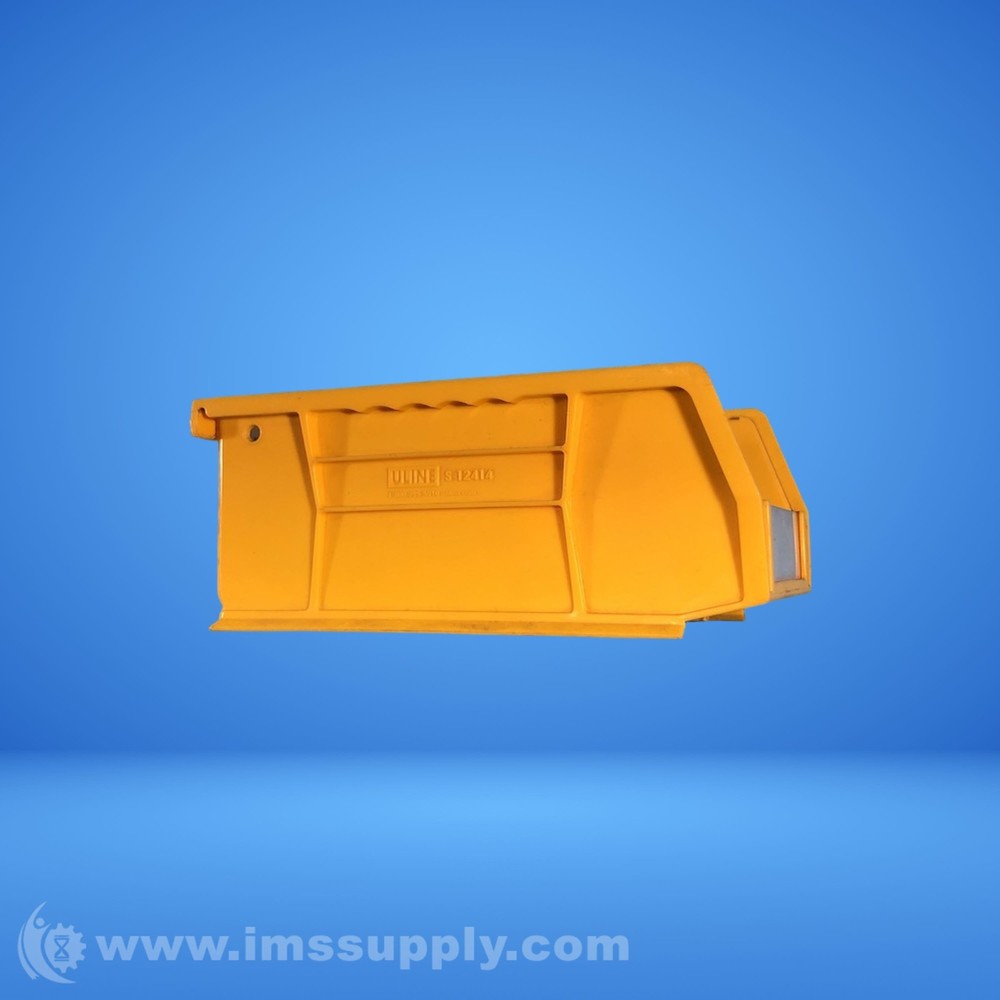 Uline S-12414 Yellow Stackable Storage Bin USIP