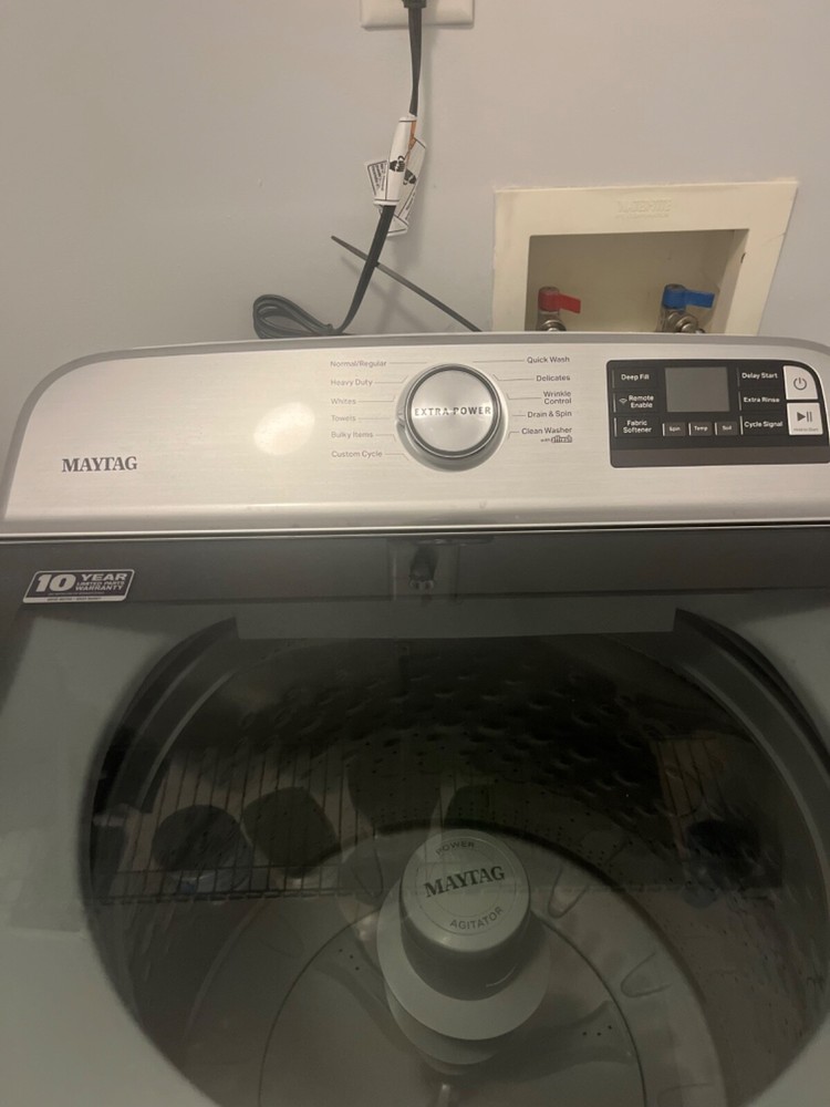 maytag washer dryer set 1 yr used