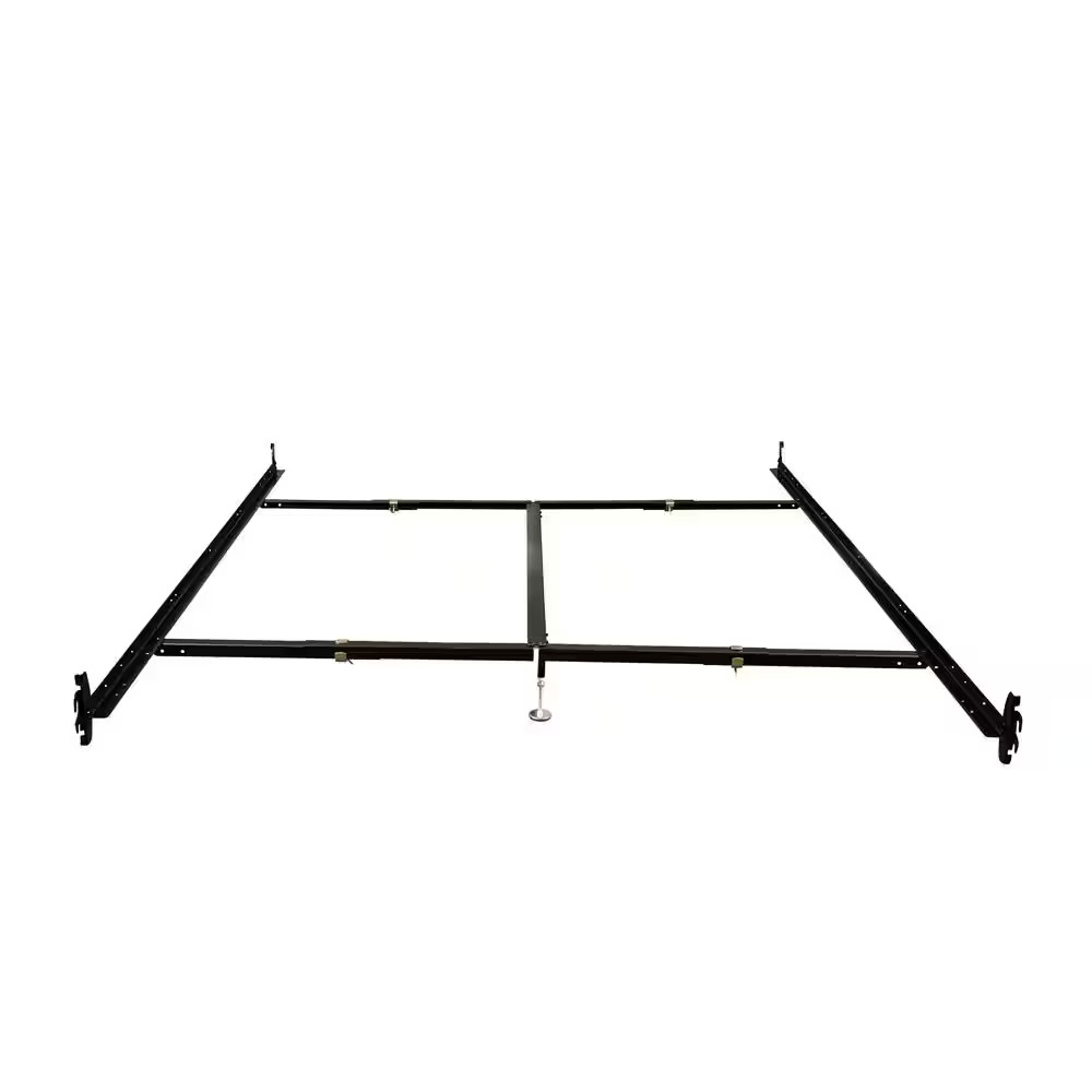 Black Adjustable Bedframe Headboard Footboard Hook on Bed Rails