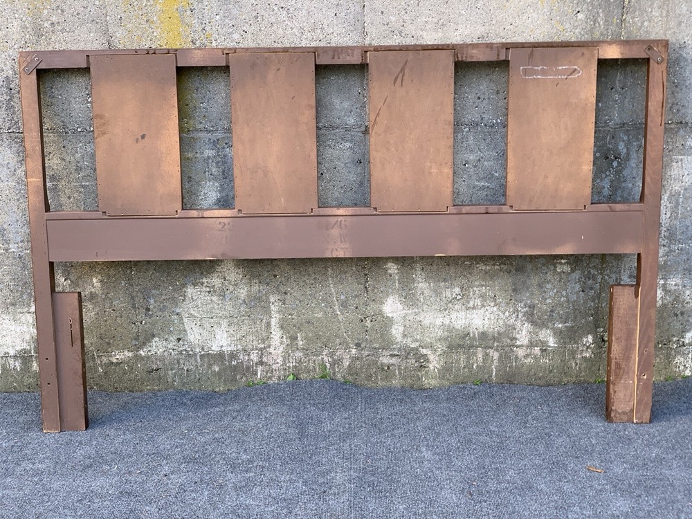 Mid Century Danish Modern Full Queen Walnut Headboard