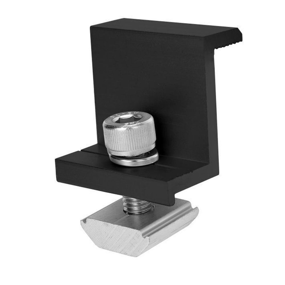 End Clamp Mount Accessories For Frame 30/32/35/40mm Electroplating Process