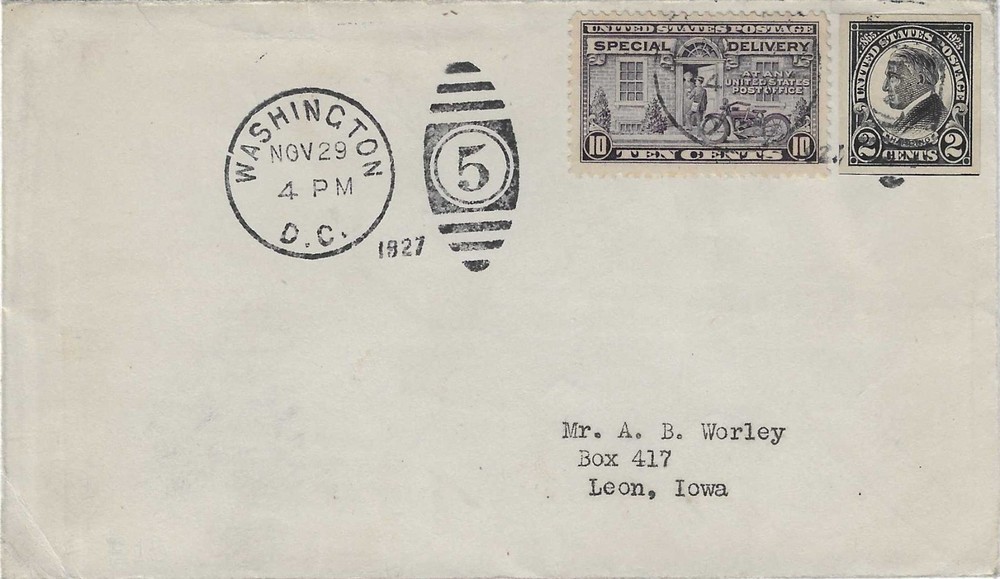 FDC    # E15     11-29-27  --    DC  --  combo w/611