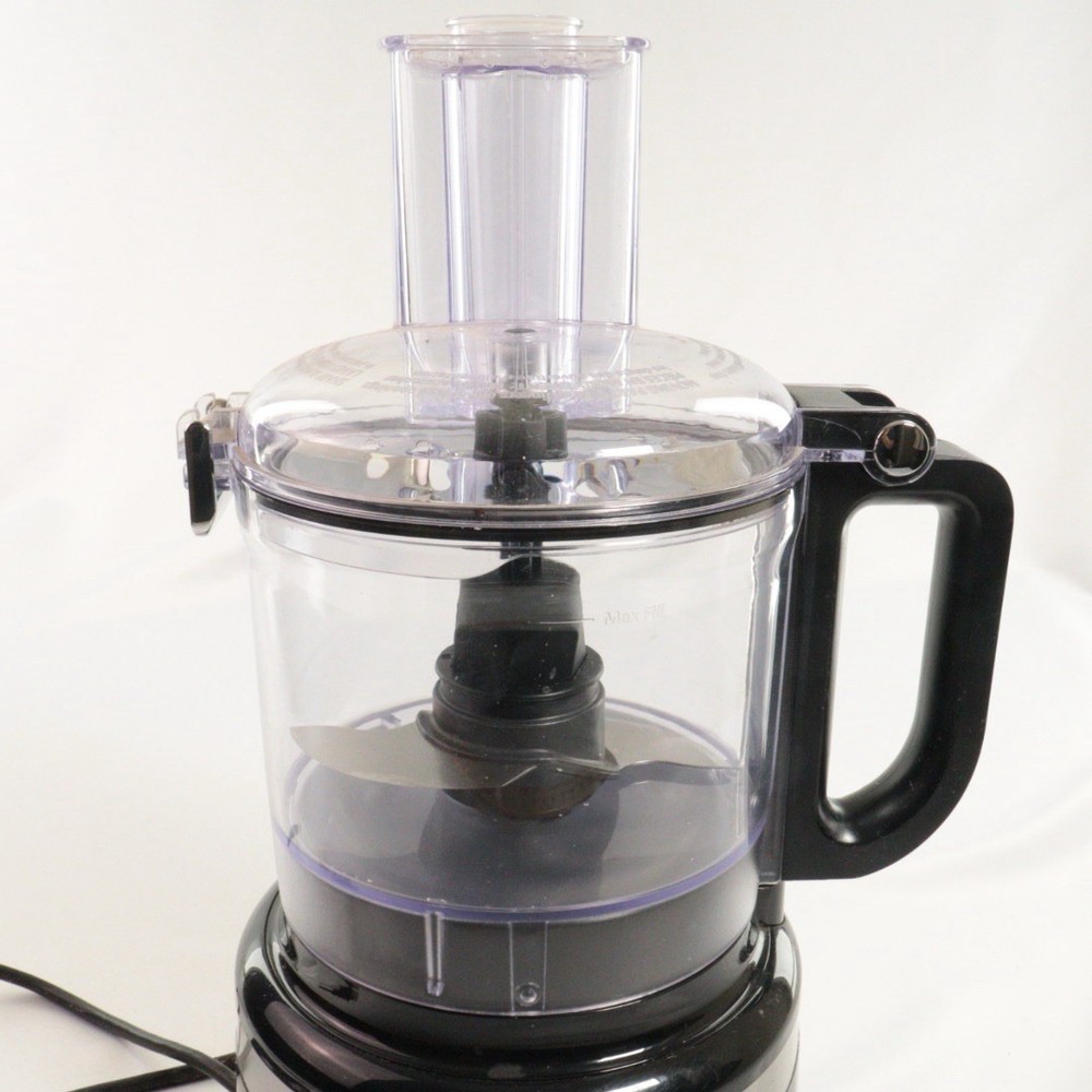 Kitchen Aid 9 Cup Household Food Processor Black E105402 - TESTED EUC