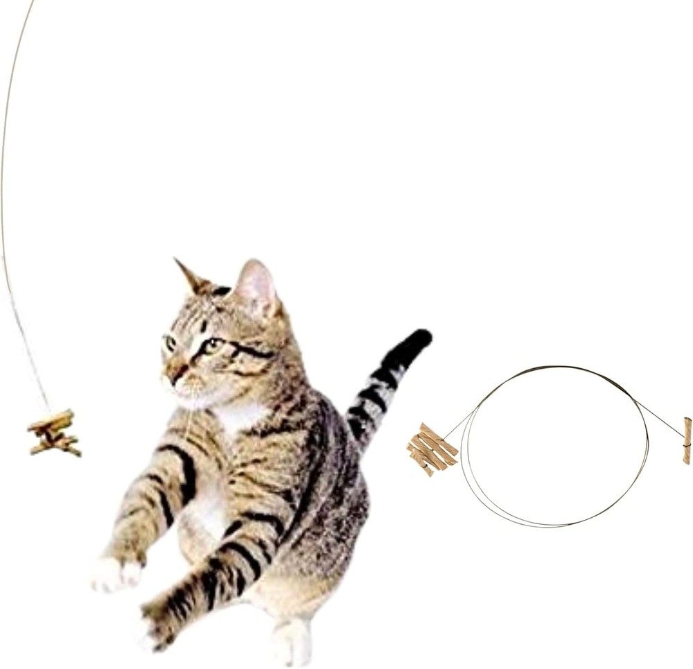 Products 101 Interactive Cat Toy, Brown