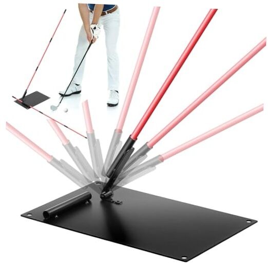 Pro Golf Alignment Sticks Holder – Adjustable Swing Plane Trainer with Easy