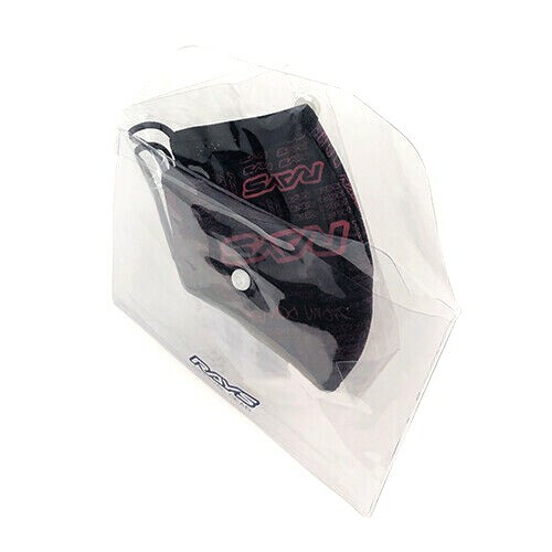 RAYS FACE MASK GRAY AND RED 100% polyester, lining 100% polyester mesh