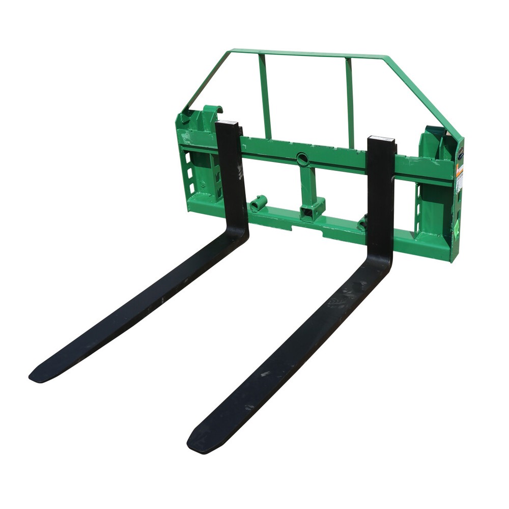 Titan Attachments Pallet Fork Frame with Receiver Hitch and Fork Blades 48"