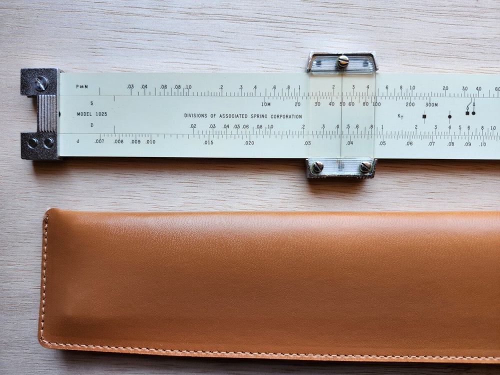 Pickett 1025 Helical Spring Design Side Rule, Full Documentation & Box