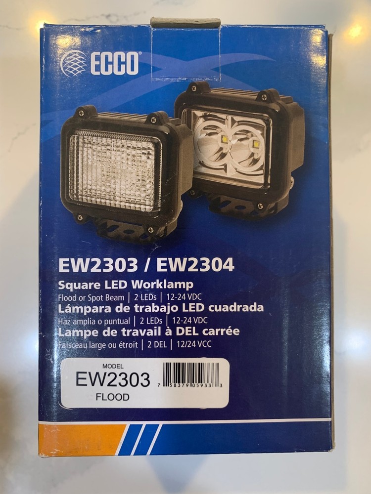 ECCO EW2303 FloodLight Square LED Worklamp