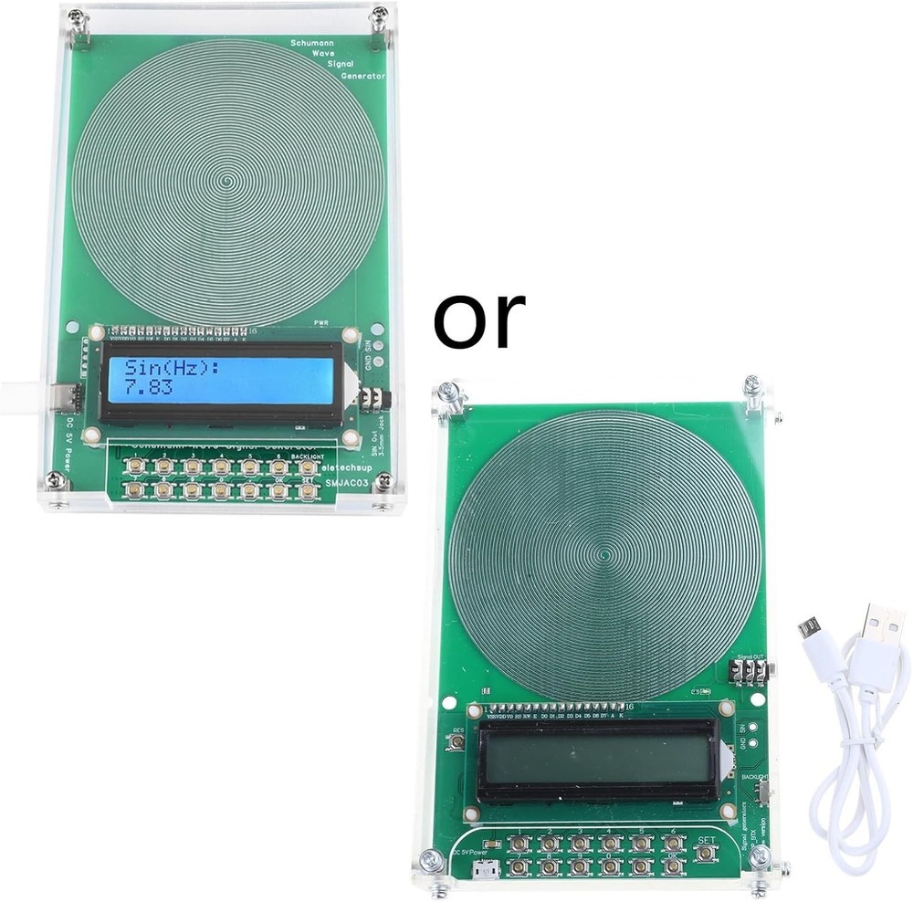 7.83Hz Adjustable Frequency Generator with USB-C Port for Unmatched Stability