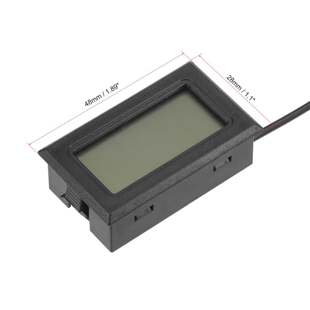 Digital Thermometer 10K with 16ft NTC Temperature Sensor Probe